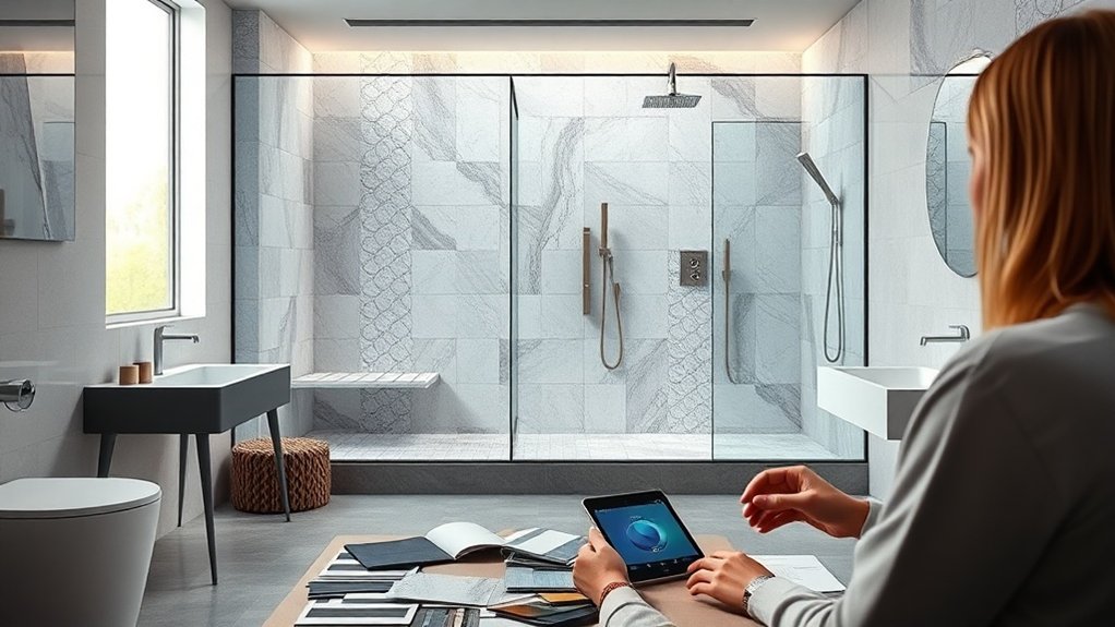 Avantages de la conception de douche en 3D