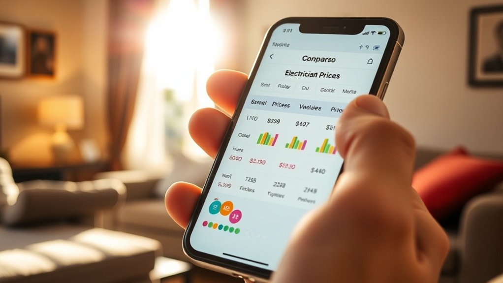 comparer efficacement les prix des électriciens