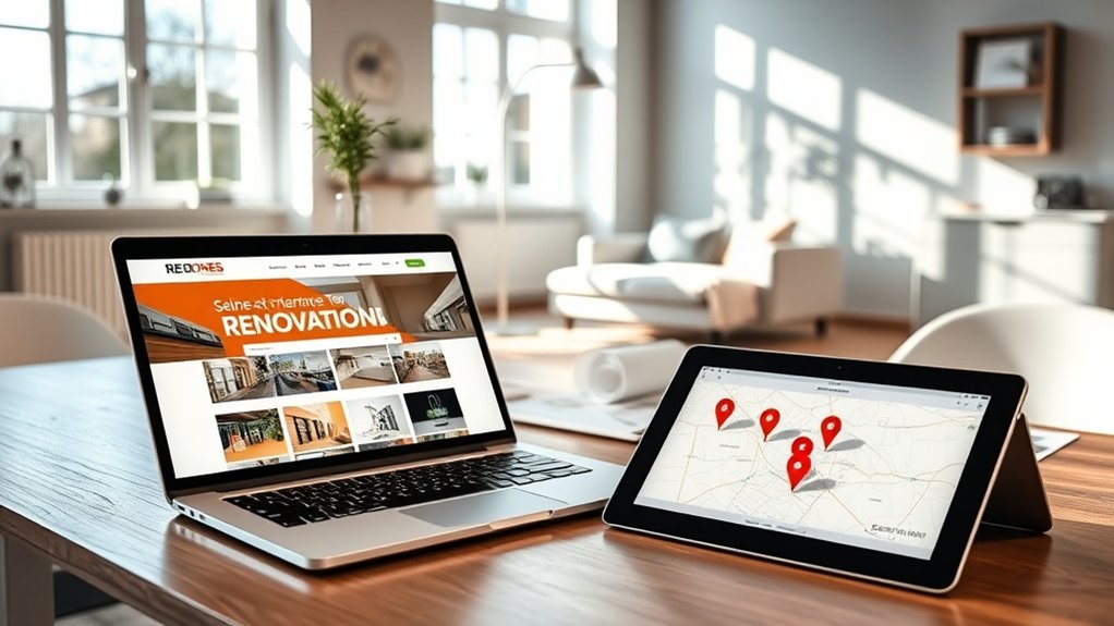 plateformes numériques pour la rénovation