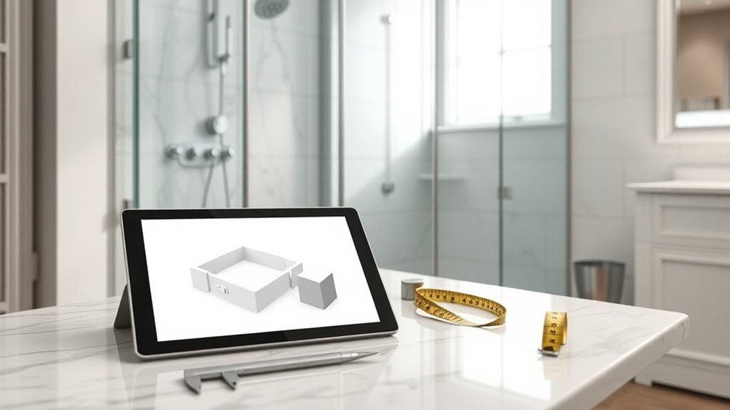 spécifications de douche italienne paris