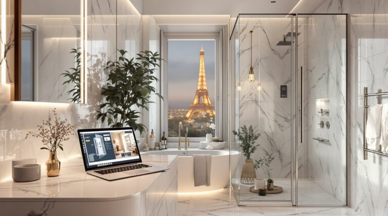 Citation 3D en ligne pour douche