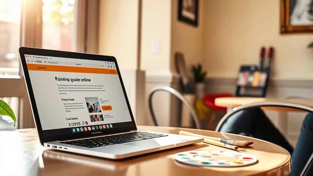 citation de peinture en ligne avantages