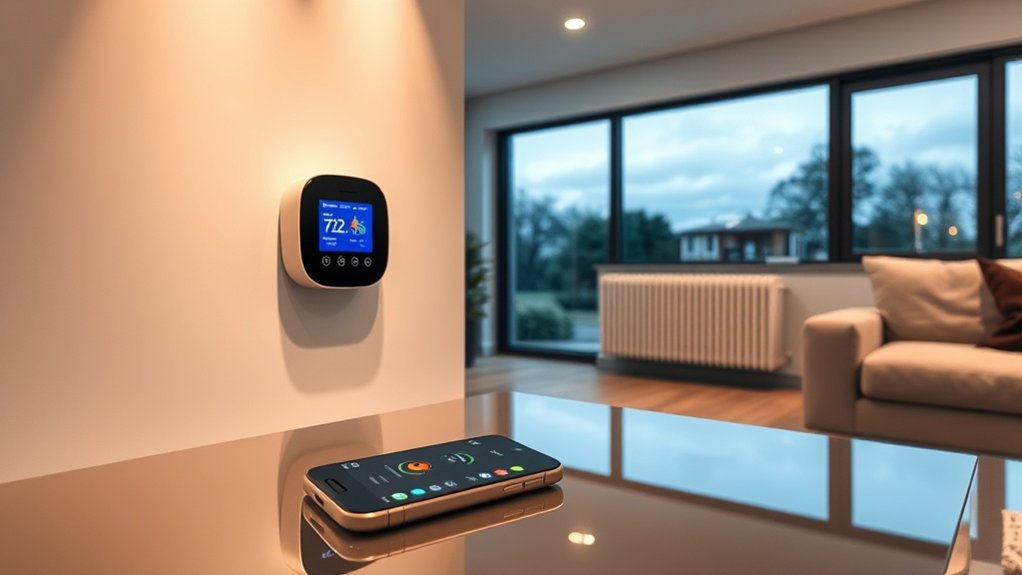 Contrôle à distance de l'efficacité du chauffage