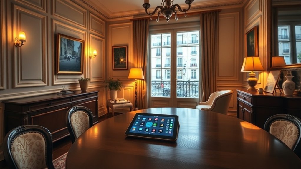 intégration de maison intelligente discrètement