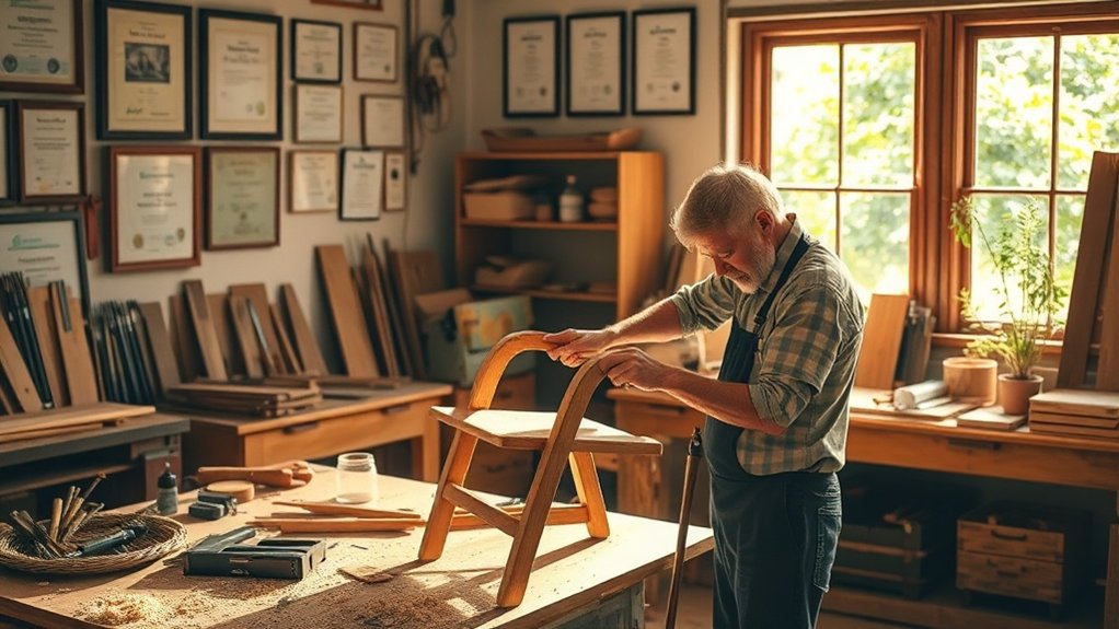 Qualifications artisanales de premier plan vérifiées