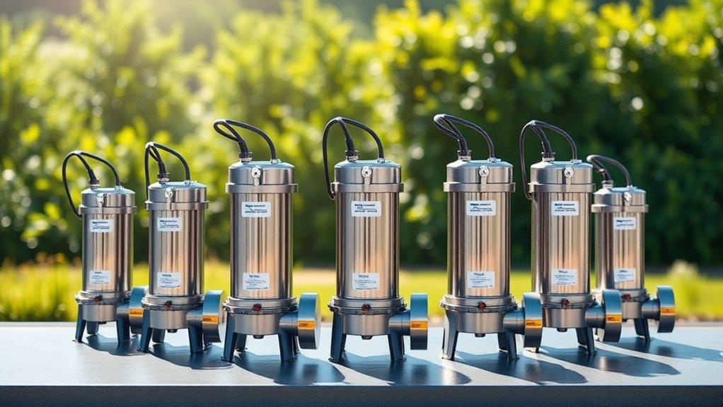 types de stations de pompage des eaux usées