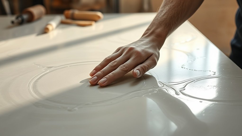 technique d'application humide sur humide