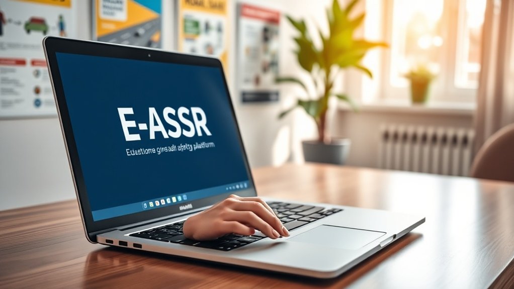 accéder à l'examen assr en ligne