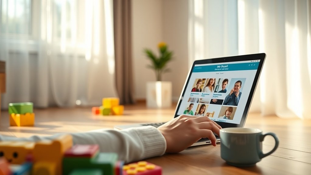 la recherche de garde d'enfants facilitée