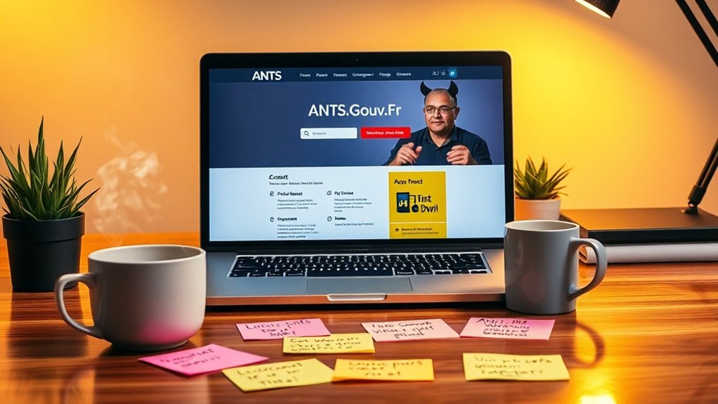 créer et gérer un compte ants