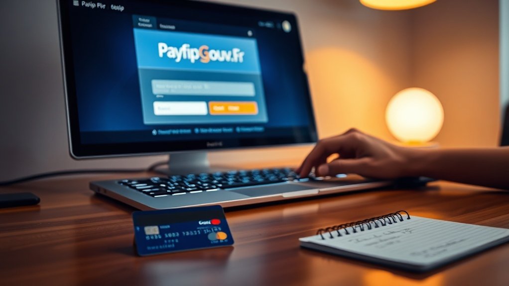 guide des étapes de paiement payfip