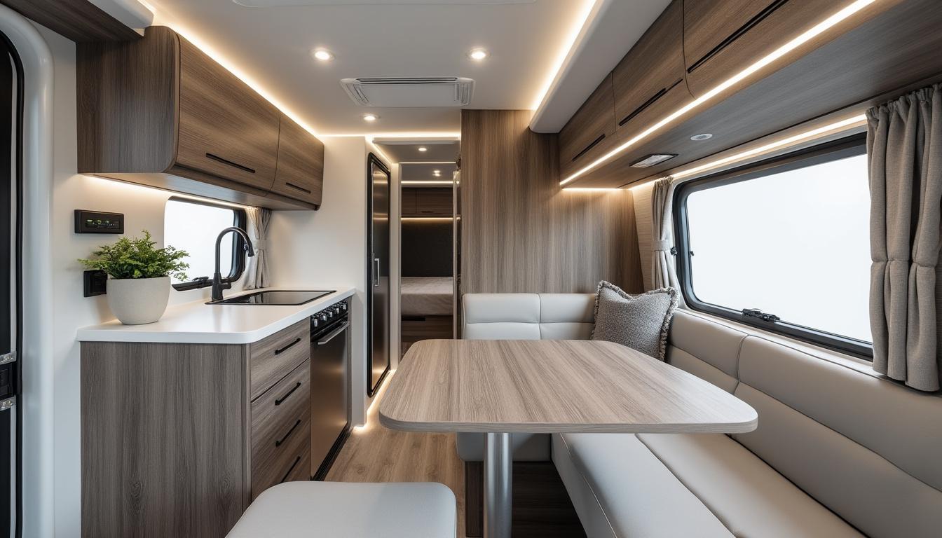 découvrez des astuces pratiques pour optimiser l'espace lors de la rénovation intérieure de votre petite caravane et profitez d'un cocon confortable et fonctionnel.