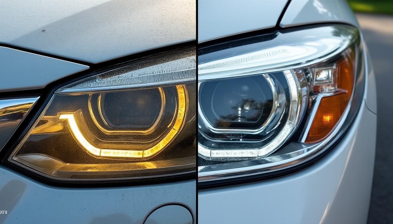 découvrez nos conseils pratiques pour la rénovation optique de phare et redonnez l'éclat à vos phares ternis, pour une meilleure visibilité et un look comme neuf.