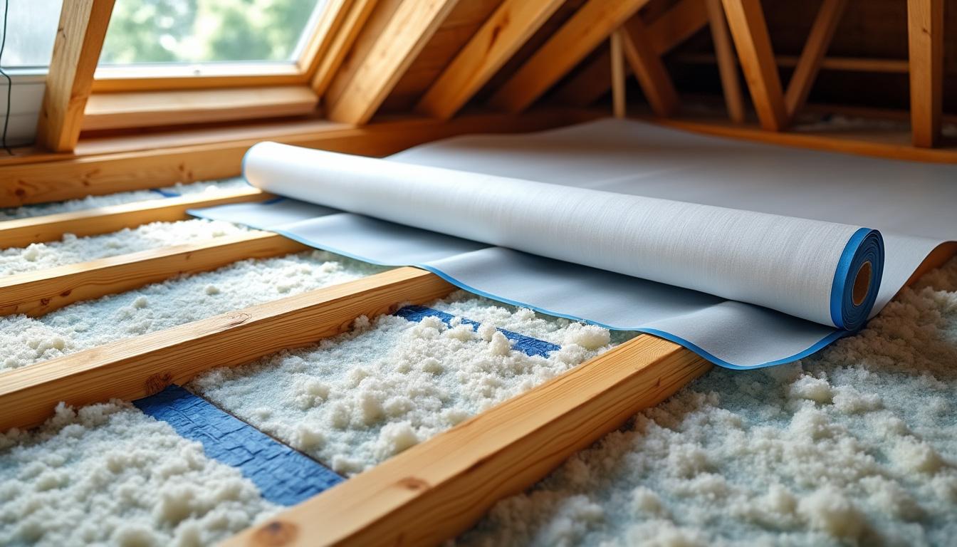 découvrez l'importance du pare-vapeur pour toiture et apprenez à l'installer correctement pour protéger votre maison de l'humidité et améliorer l'isolation.