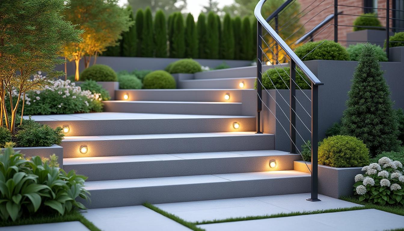 découvrez comment concevoir un escalier extérieur en béton alliant durabilité et esthétique pour sublimer votre jardin ou terrasse.
