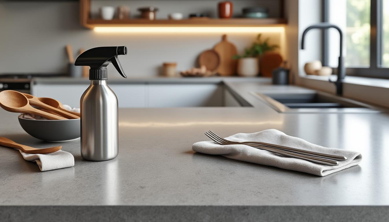 découvrez nos conseils pratiques pour choisir et entretenir votre plan de travail en béton ciré, alliant esthétique et durabilité pour une cuisine moderne.