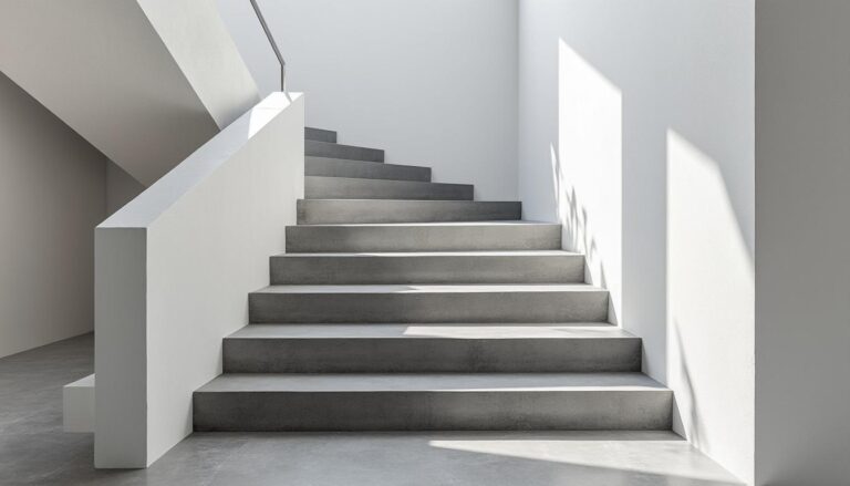 découvrez comment le béton ciré pour escalier allie esthétisme moderne et robustesse durable, pour un intérieur design et résistant.