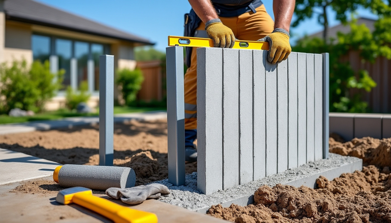 découvrez comment poser facilement des plaques en béton pour une clôture de 2 mètres : conseils, étapes et astuces pour une installation durable et esthétique.