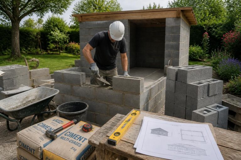 découvrez notre guide complet pour construire un abri de jardin en parpaing, avec des astuces pratiques pour réussir votre projet facilement et durablement.