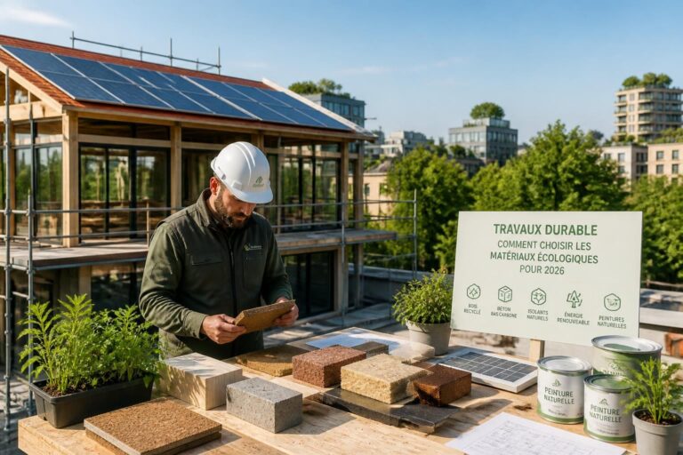 découvrez comment choisir des matériaux écologiques pour des travaux durables en 2026 et contribuer à la préservation de l'environnement tout en optimisant votre projet.
